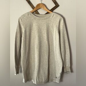 Women’s ROOTS Canada Long Sleeve Boat Neck Sweater Tunic Dress